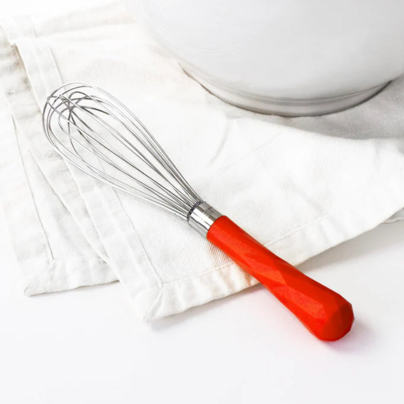 well made stainless steel whisk 