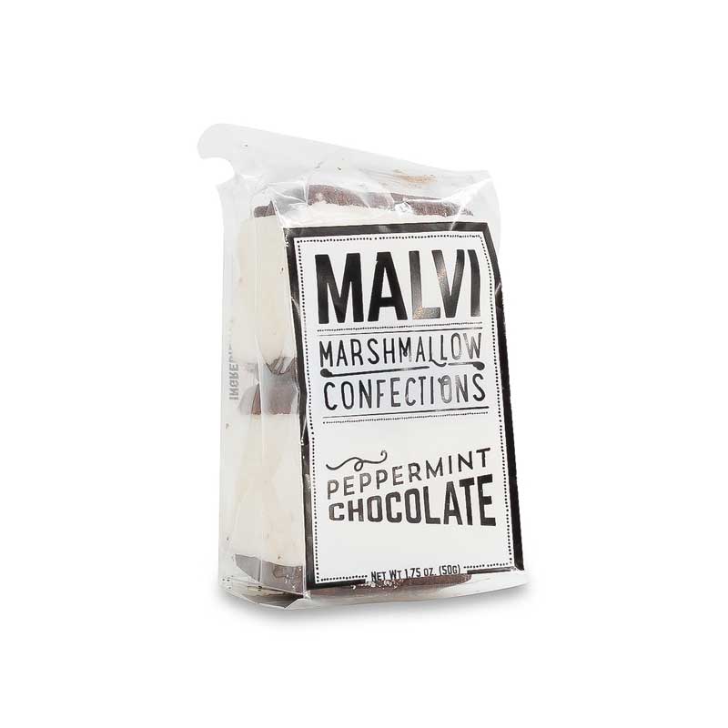 bag of two peppermint chocolate flavored marshmallow s'mores