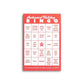 Fun tablets of Bingo boards filled with things you’d see on a holiday party