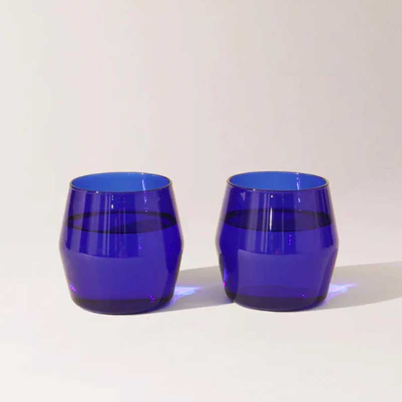 high quality, uniquely shaped double wall drinking glasses