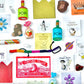 trinkets inside the surprise ball, including magic beans, miracle fishes, friendship bracelets, and more