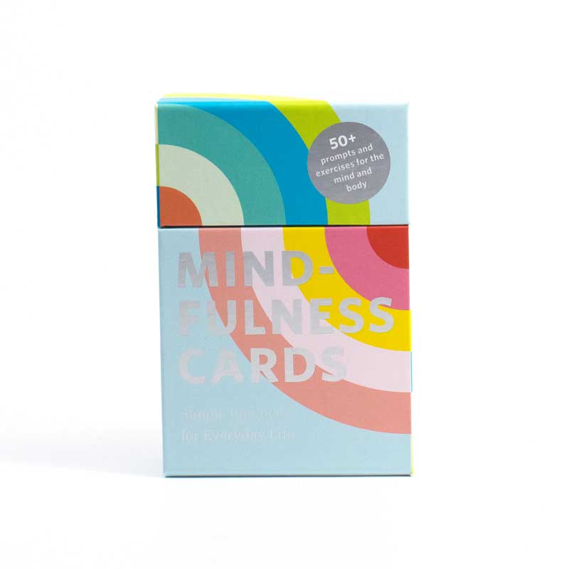 Deck of inspirational cards to help with a mindfulness practice