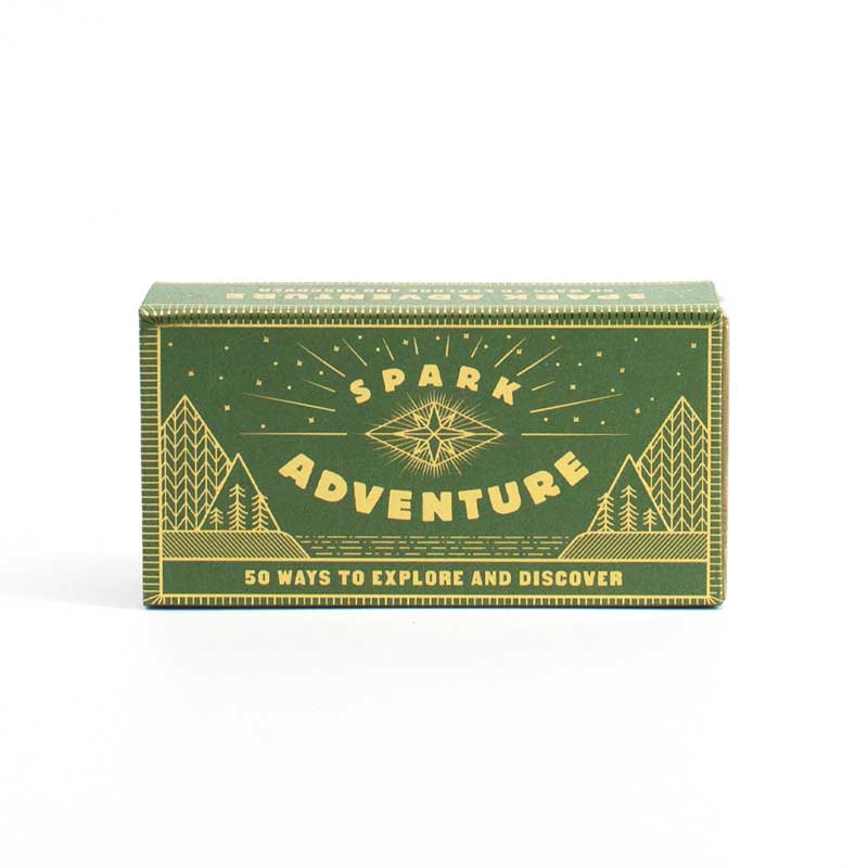 Fun adventure kit shaped like a large box of matches