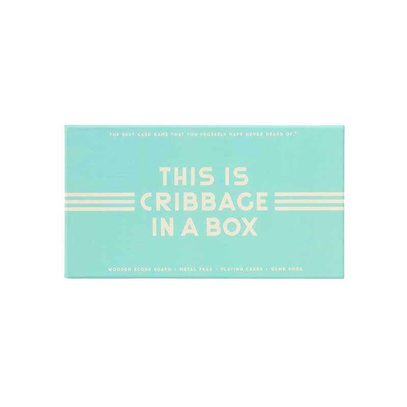 Game box with everything needed to learn and play cribbage