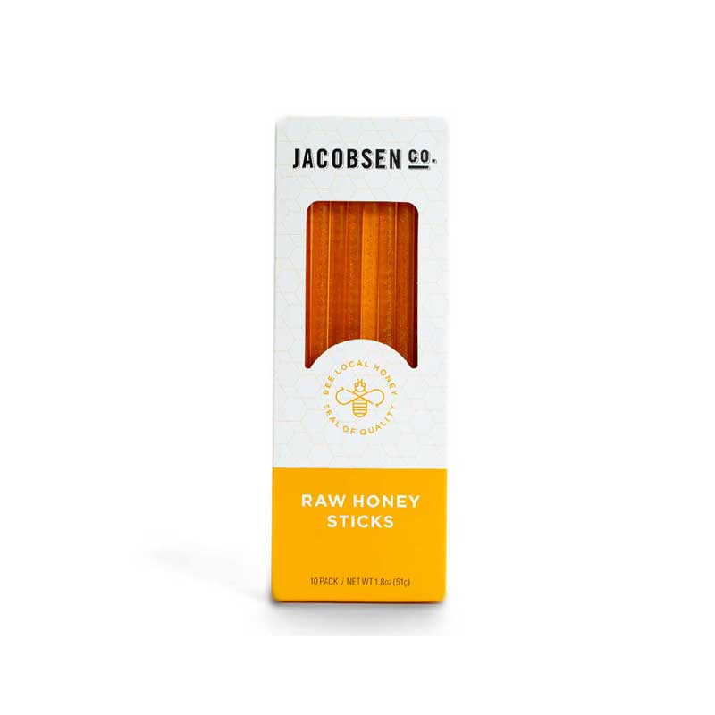 Box of 10 raw honey sticks